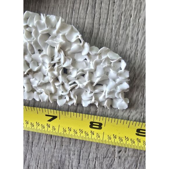 Vintage Mid Century Melted Plastic Popcorn Christmas Candle Pair 23" - Picture 10 of 10